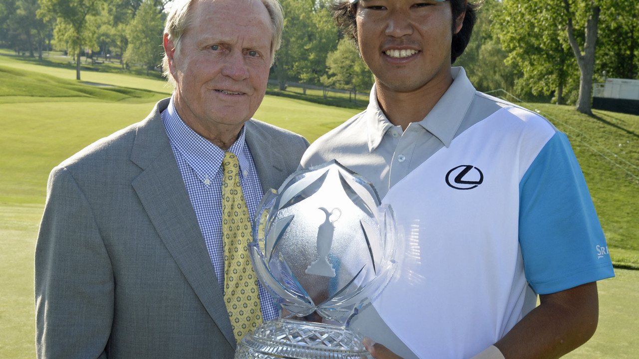 Jack Nicklaus and 2014 Memorial Tournament Champion Hideki Matsuyama