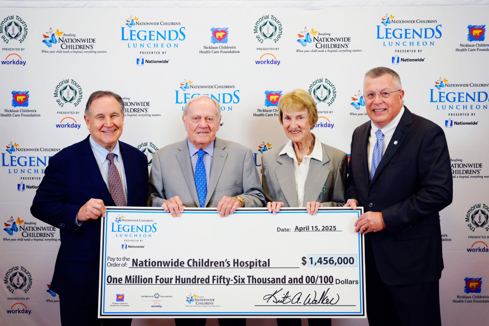 Legends Luncheon presented by Nationwide raises $1.45 million for Nationwide Children’s Hospital and Nicklaus Children’s Health Care Foundation alliance