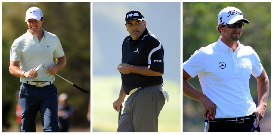 International Major Championship Winners Rory McIlroy, Angel Cabrera and Adam Scott Commit